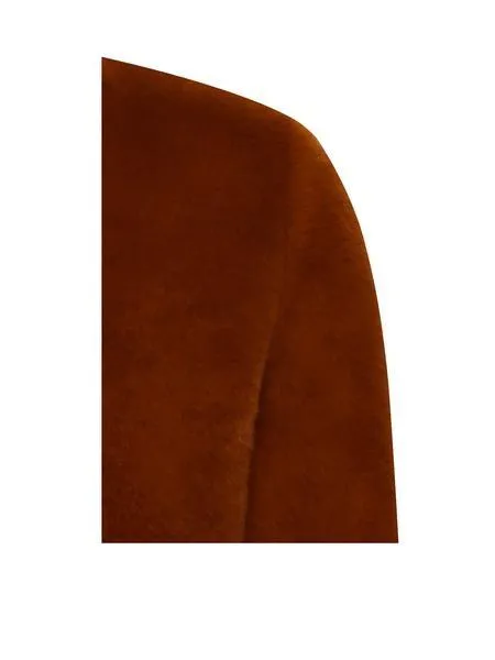 EUPHORIA FUR JACKET - BURNT ORANGE
