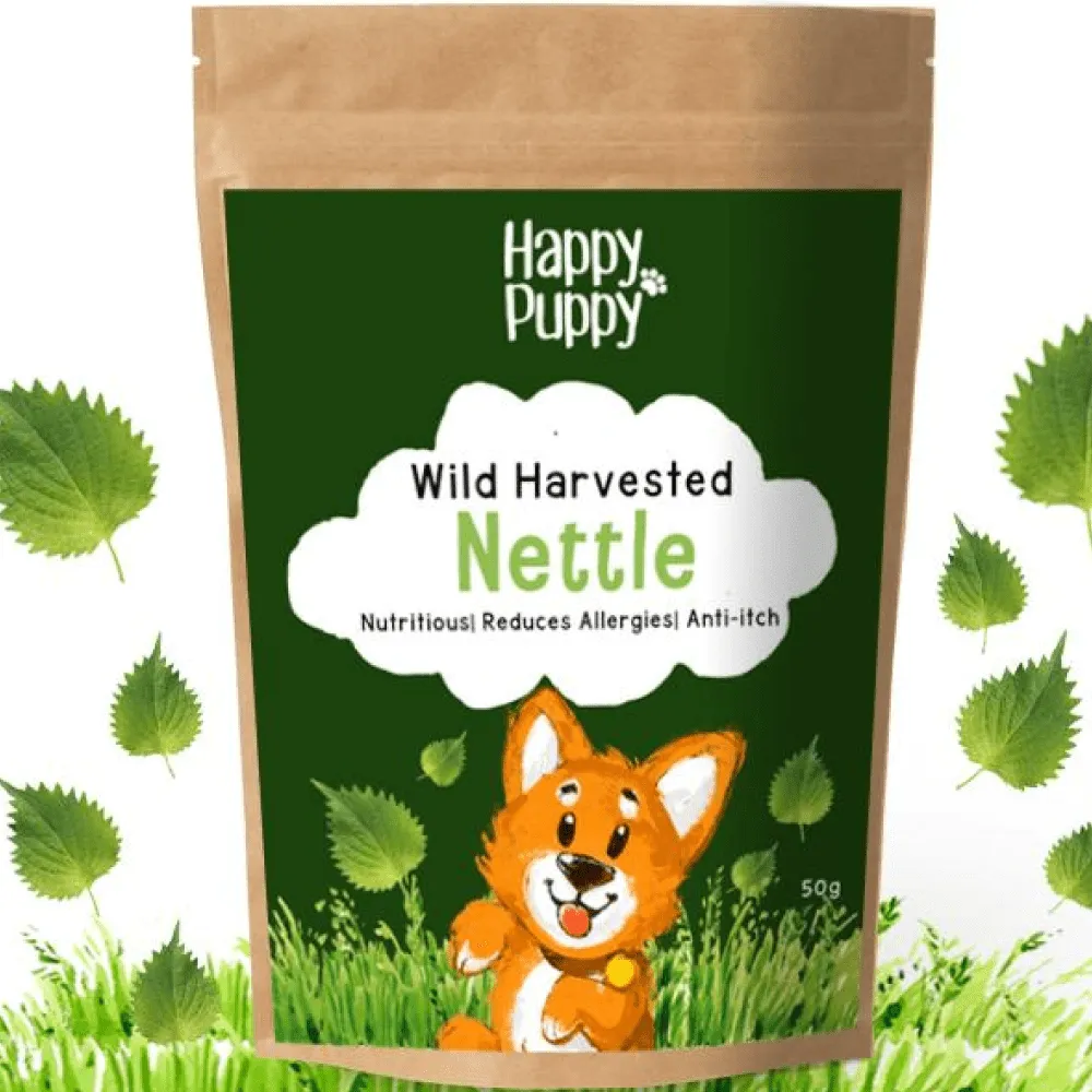 Happy Puppy Wild Harvested Nettle Leaves
