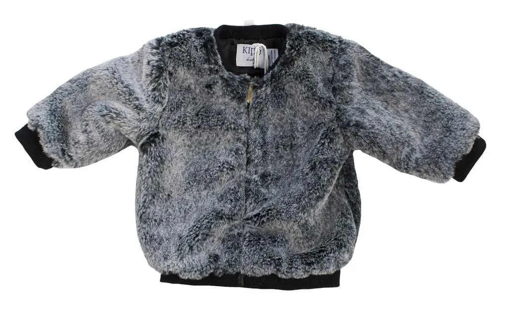 KIPP BLACK FUR JACKET