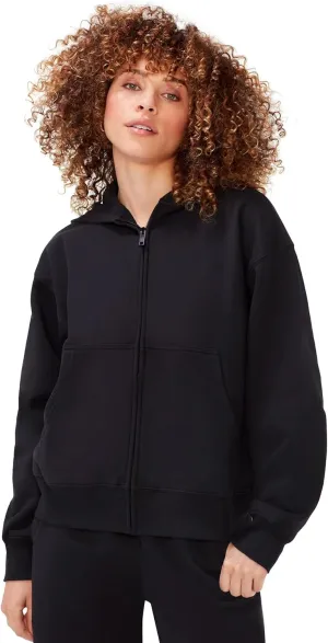 KUT & SO Zip Hoodie for Women  Oversized, Boyfriend Fit  Cozy Loungewear Premium Midweight Fleece