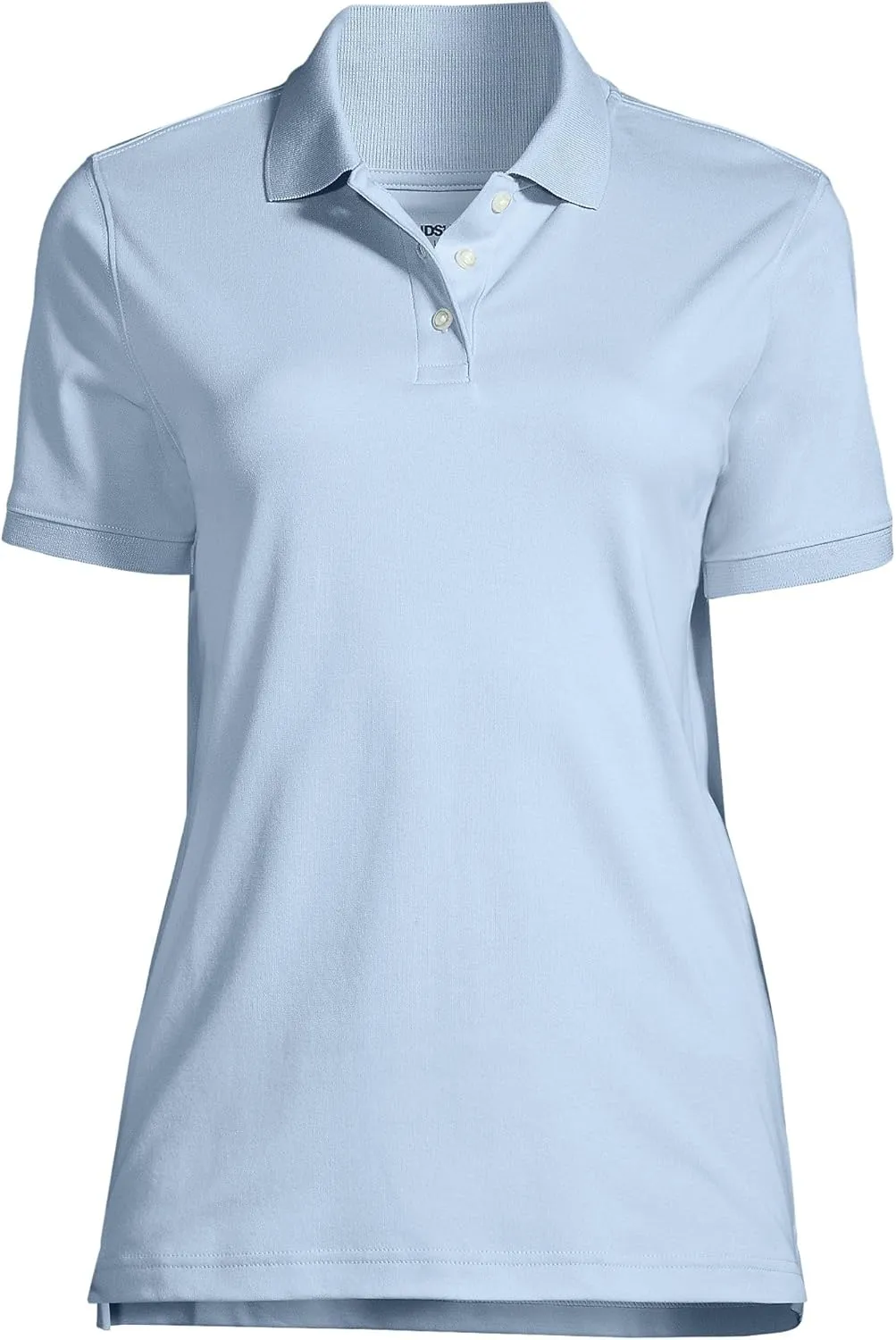 Lands' End School Uniform Women's Short Sleeve Interlock Polo Shirt