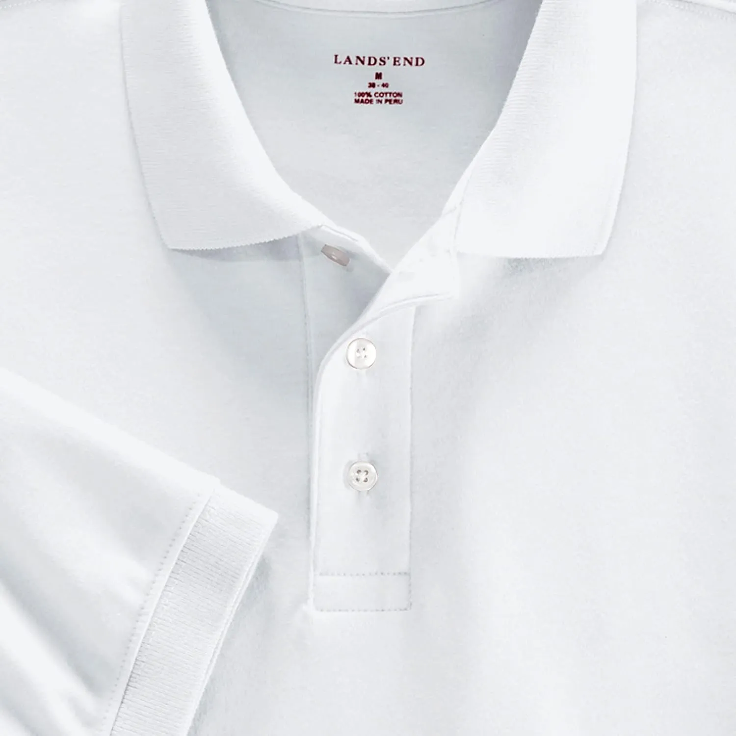 Lands' End School Uniform Women's Short Sleeve Interlock Polo Shirt