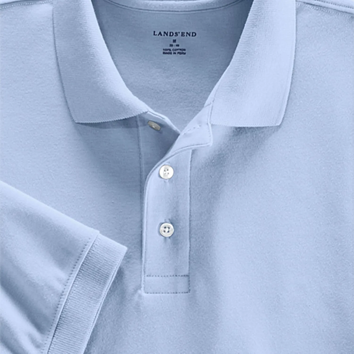 Lands' End School Uniform Women's Short Sleeve Interlock Polo Shirt
