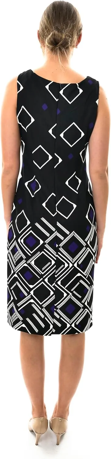 Maya Brooke Women's Knee Length Sheath Dress and 3/4 Sleeve Jacket 2-Piece Set