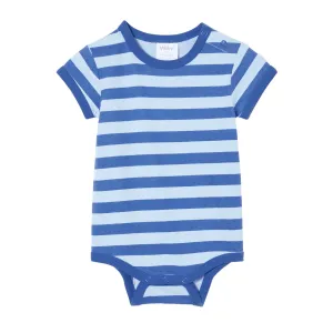 Milky Denim Blue Stripe Bubbysuit - Blue Stripe
