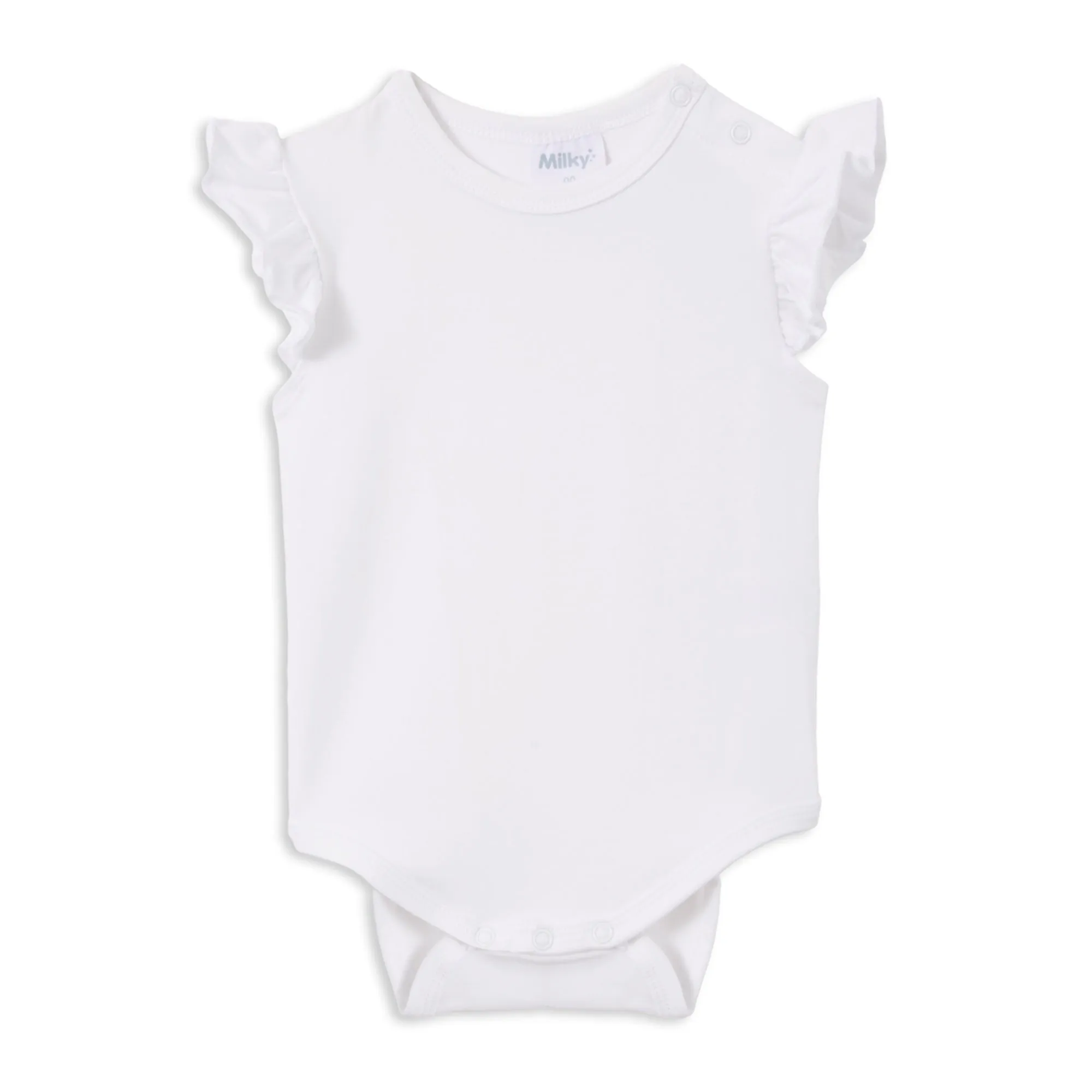 Milky Detail Frill Bubbysuit