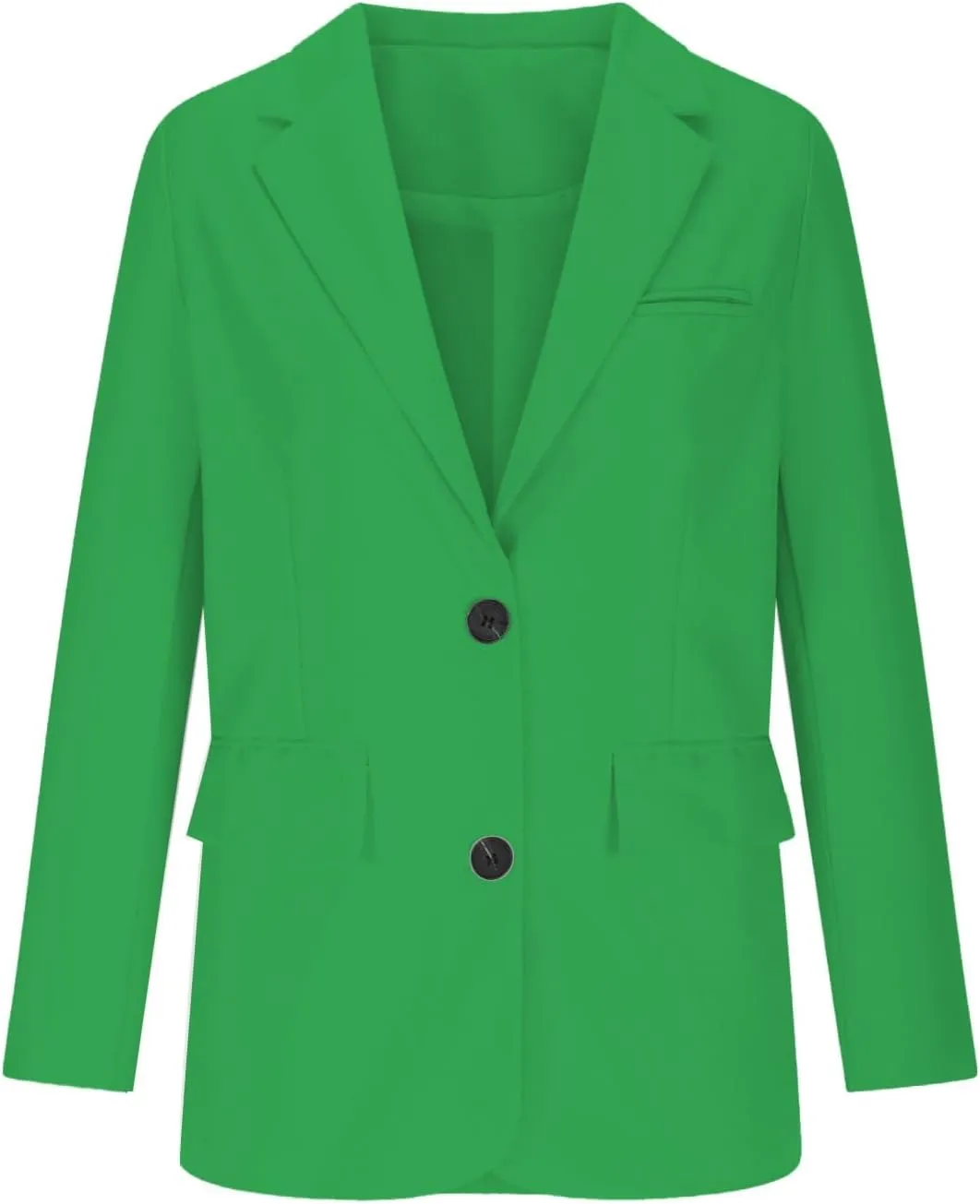 Oversized Blazers for Women 2025 Fashion Business Work Casual Suit Jacket Long Sleeve Open Front Buttons Lapel Coat