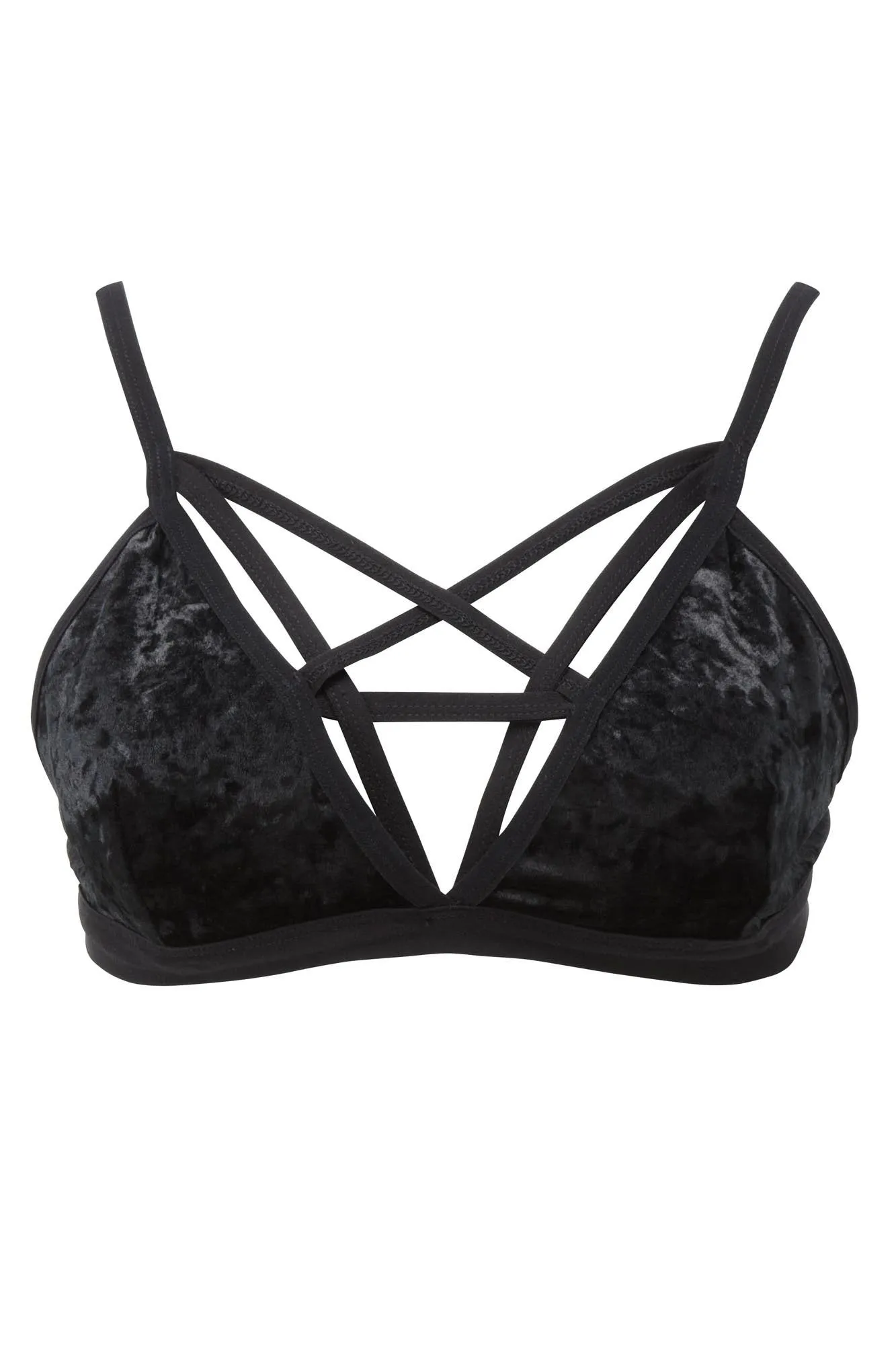 Sinner Velvet Trip Bralet [B]