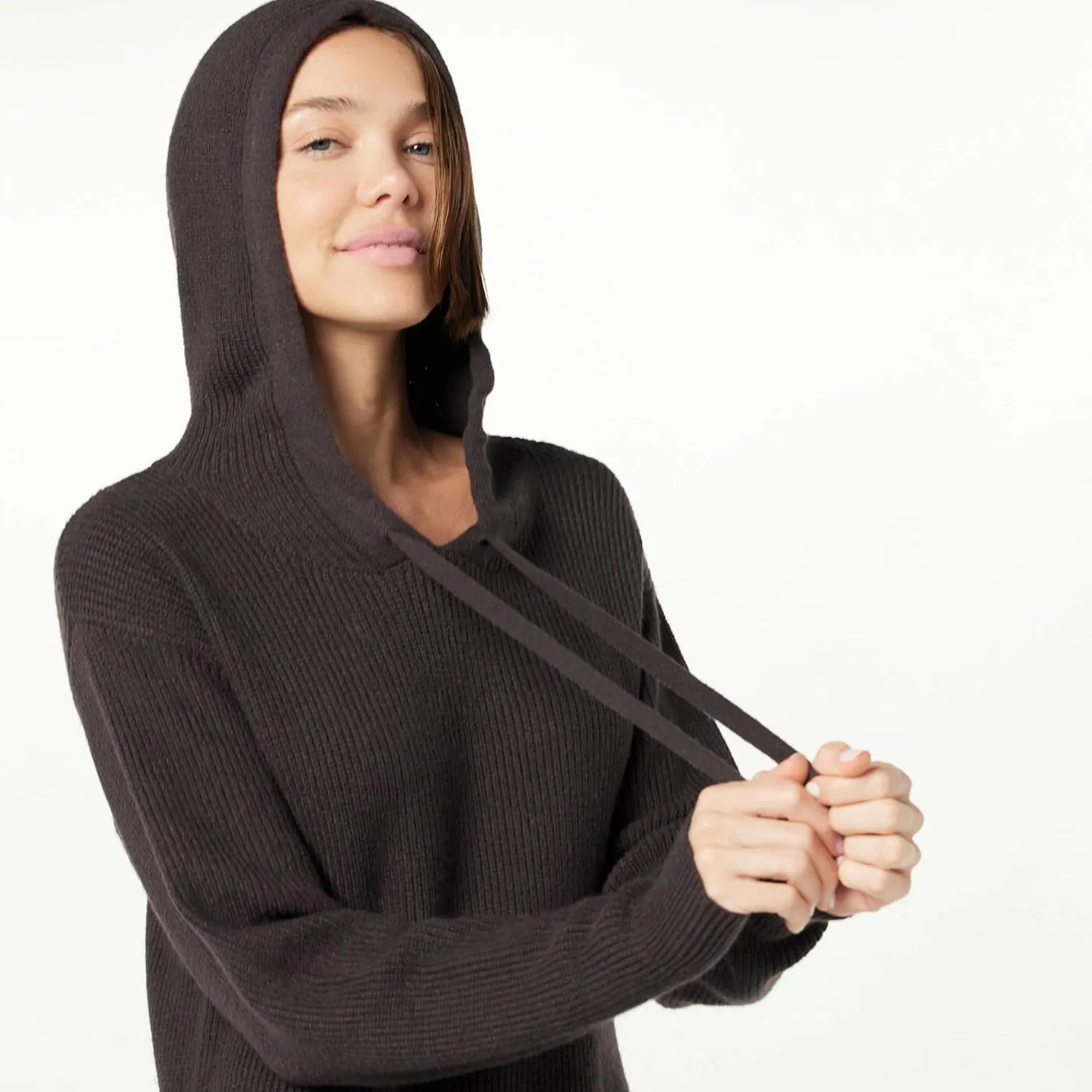 The Drop Women's Claudia Cuddle Hoodie Midi Dress