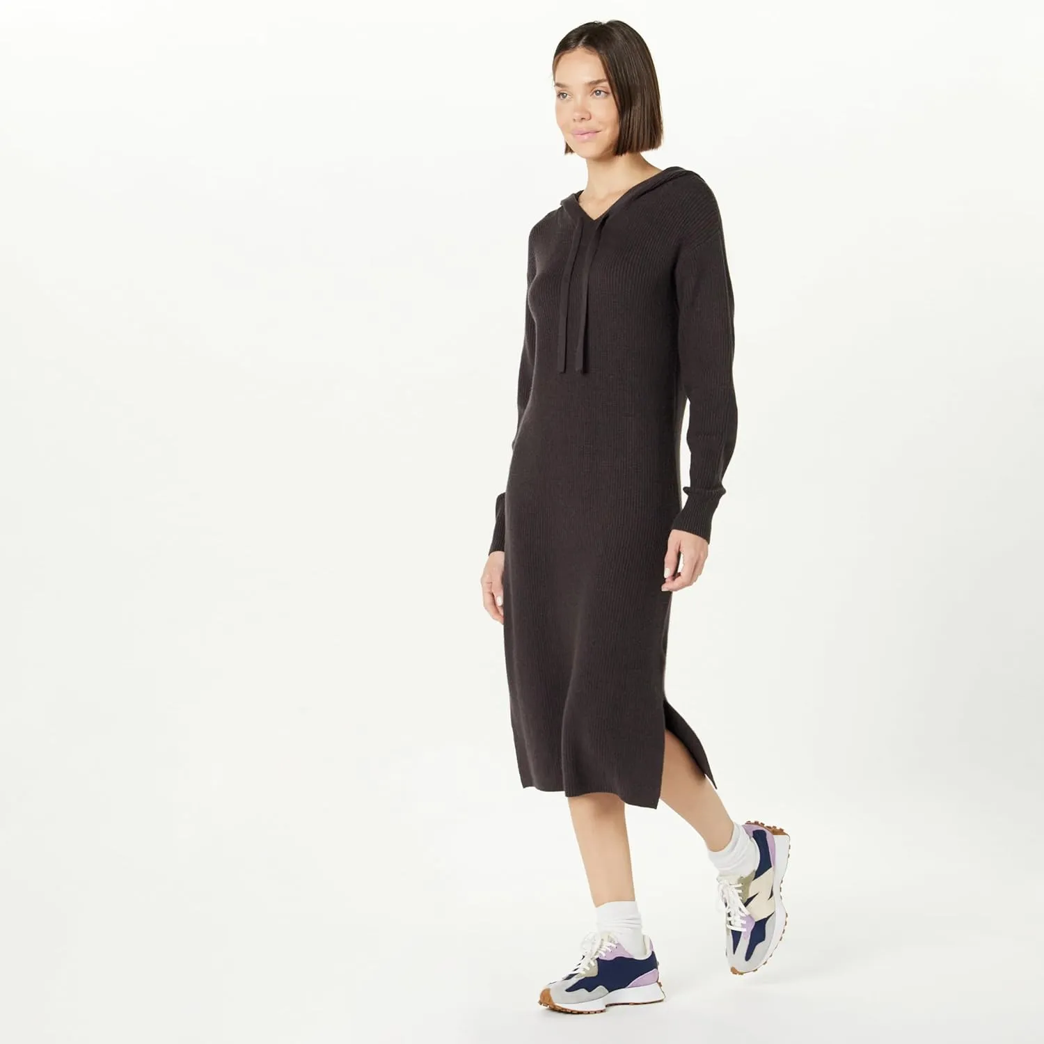 The Drop Women's Claudia Cuddle Hoodie Midi Dress