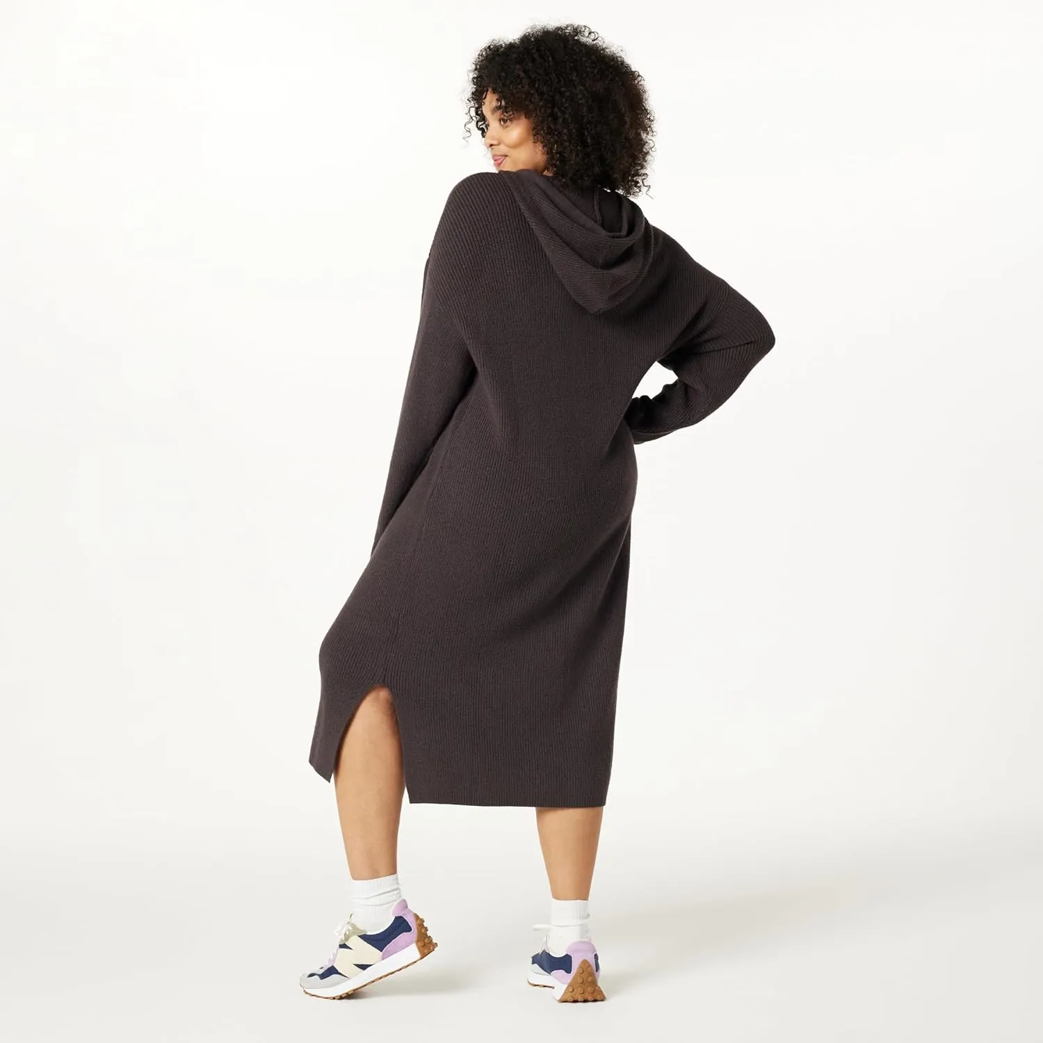 The Drop Women's Claudia Cuddle Hoodie Midi Dress