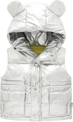 Toddler Boys Girls Autumn Winter Jacket Sleeveless Waistcoat Warm Puffer Jacket Outwear Kids Fall Sleeveless Coats