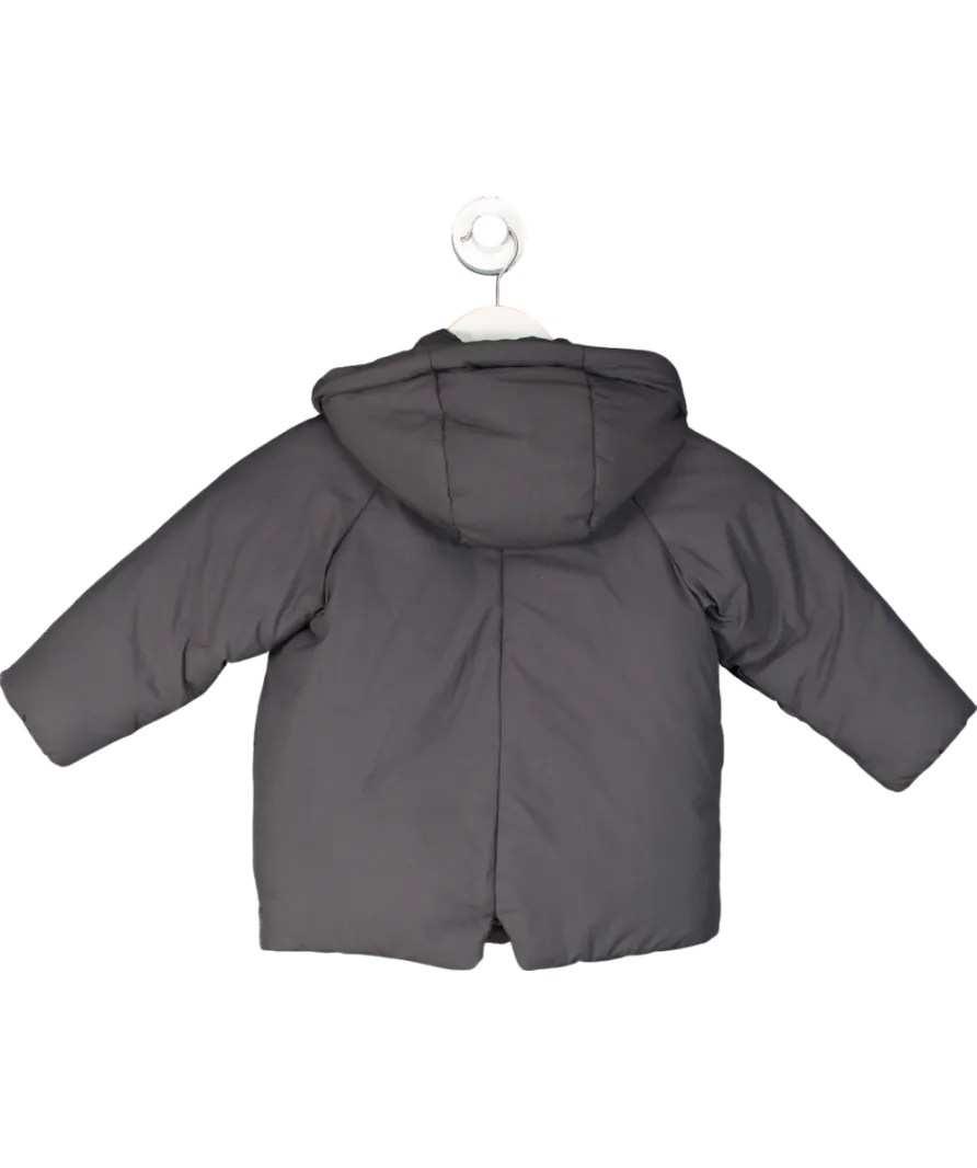 ZARA Grey Hooded Puffer Coat 2 Years